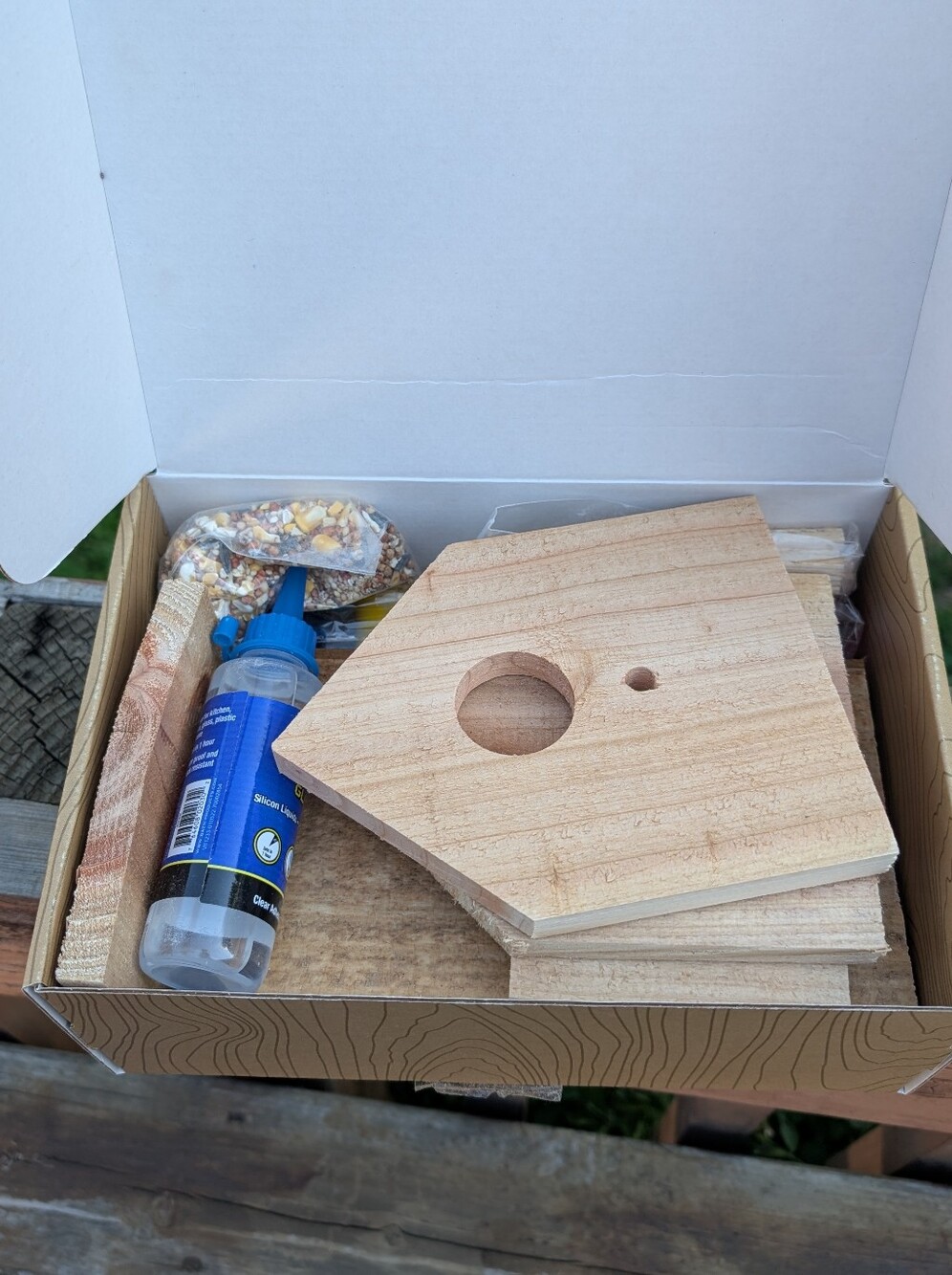 Brand New wooden Spark Jump birdhouse kit for beginners